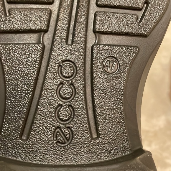 Mens Ecco brown loafer shoes in size 47 / US13 - Picture 6 of 6